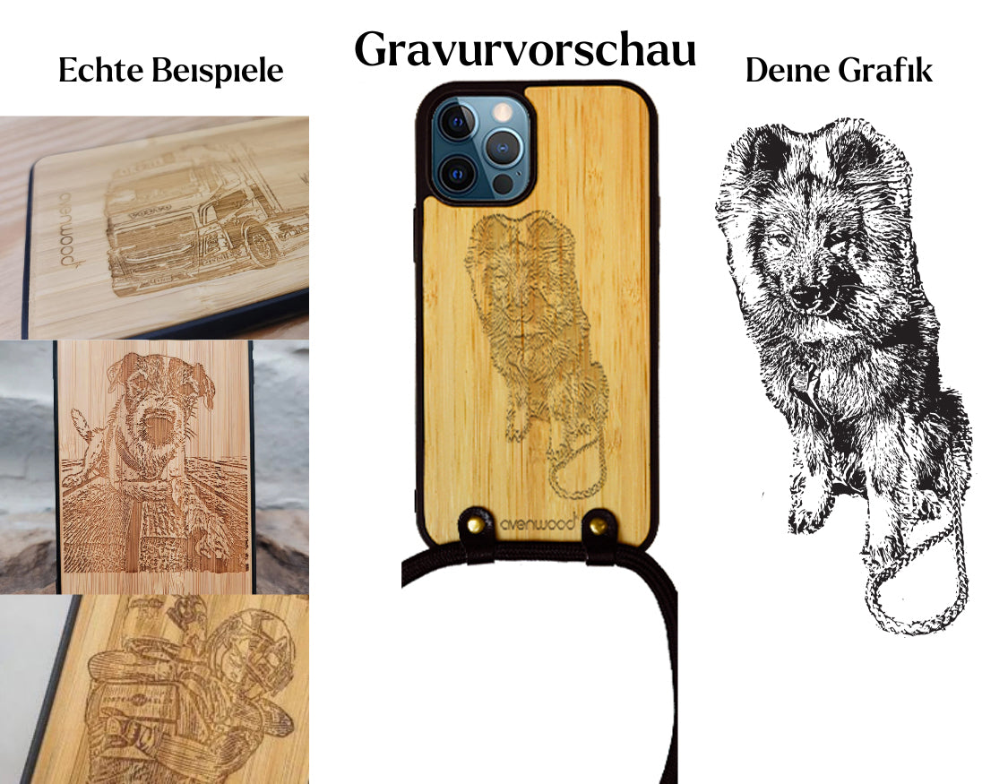 INDIVIDUELL iPhone 12 Pro Max Hülle zum Umhängen